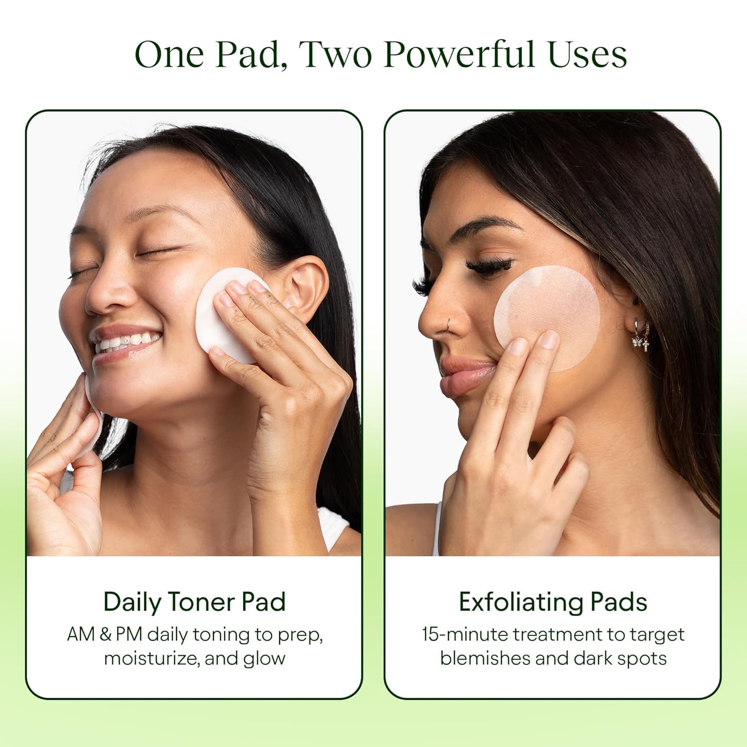 Toning Polish Pads - Korean Skincare for Dark Spots, Wrinkles & Dull Skin - Hydrating Facial Treatment with Snail Mucin, Niacinamide, Peptides & Centella - 2-Pack, 200 Pads