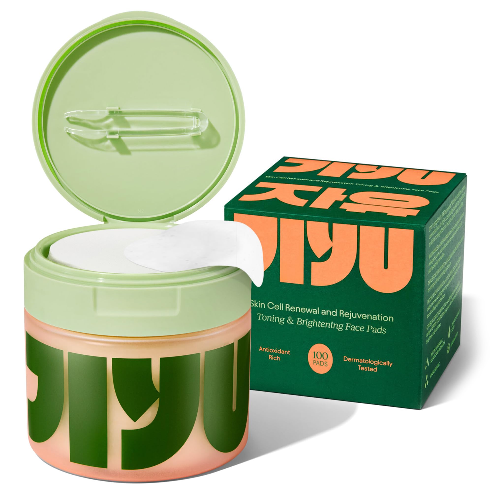 Toning Polish Pads - Korean Skincare for Dark Spots, Wrinkles & Dull Skin - Hydrating Facial Treatment with Snail Mucin, Niacinamide, Peptides & Centella - 2-Pack, 200 Pads